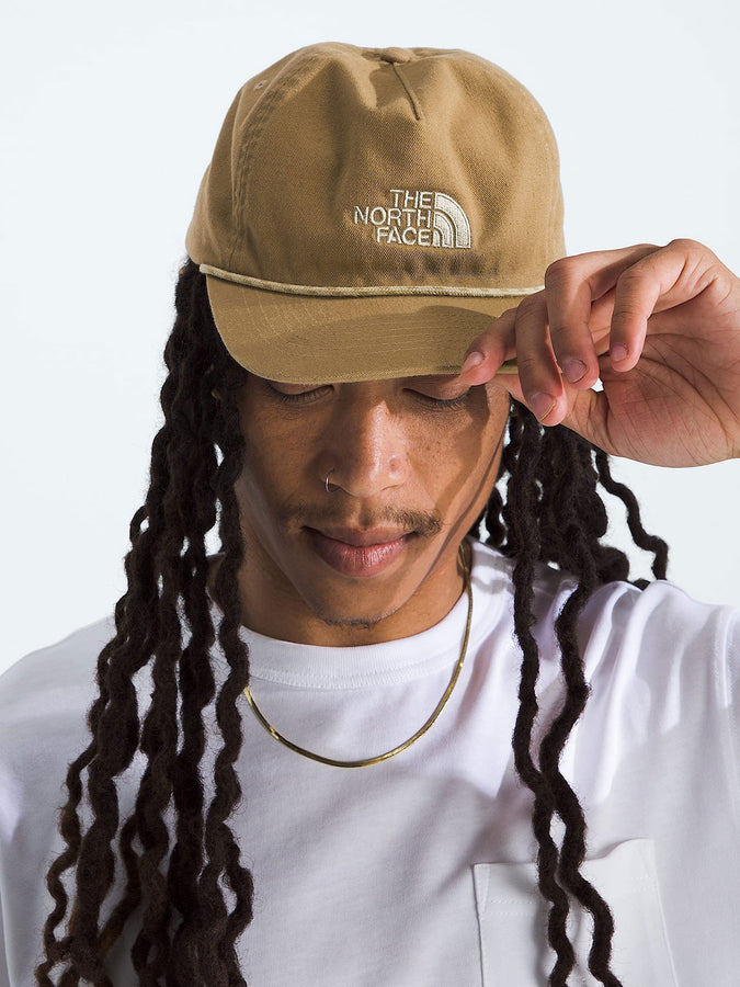 The North Face Norm 5 Panel Strapback Hat | KHAKI STONE/GRAVEL (QK7)
