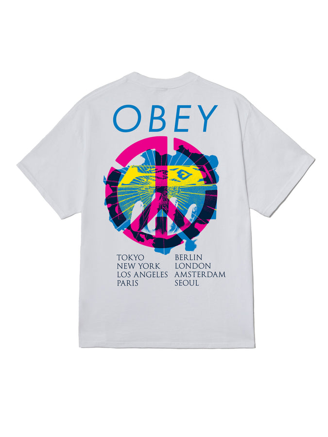 Obey Peace Brick T-Shirt Fall 2026 | WHITE (WHT)