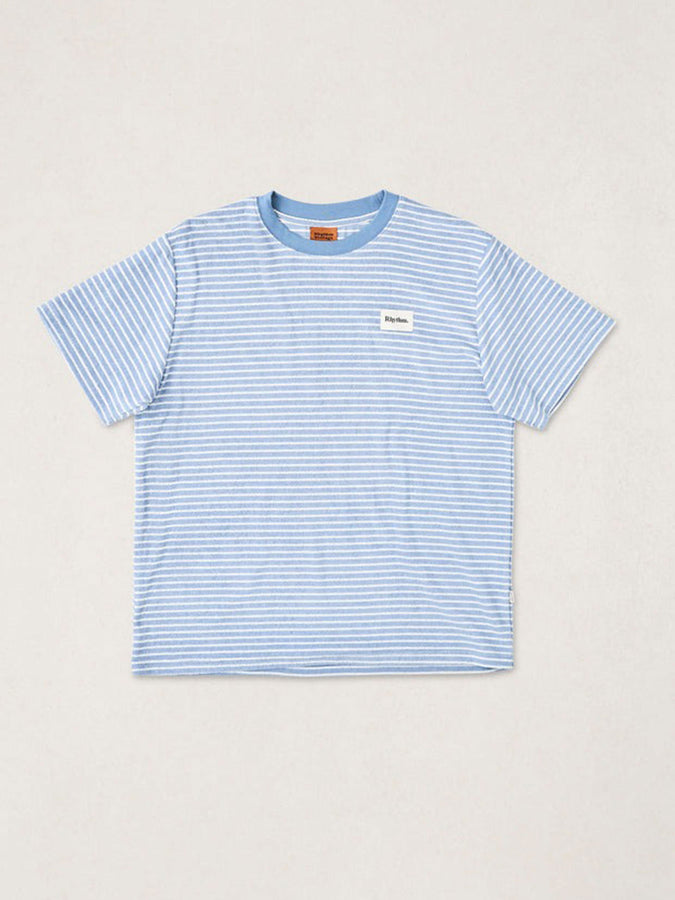 Rhythm Vintage Terry Stripe T-Shirt Fall 2026 | BLUE