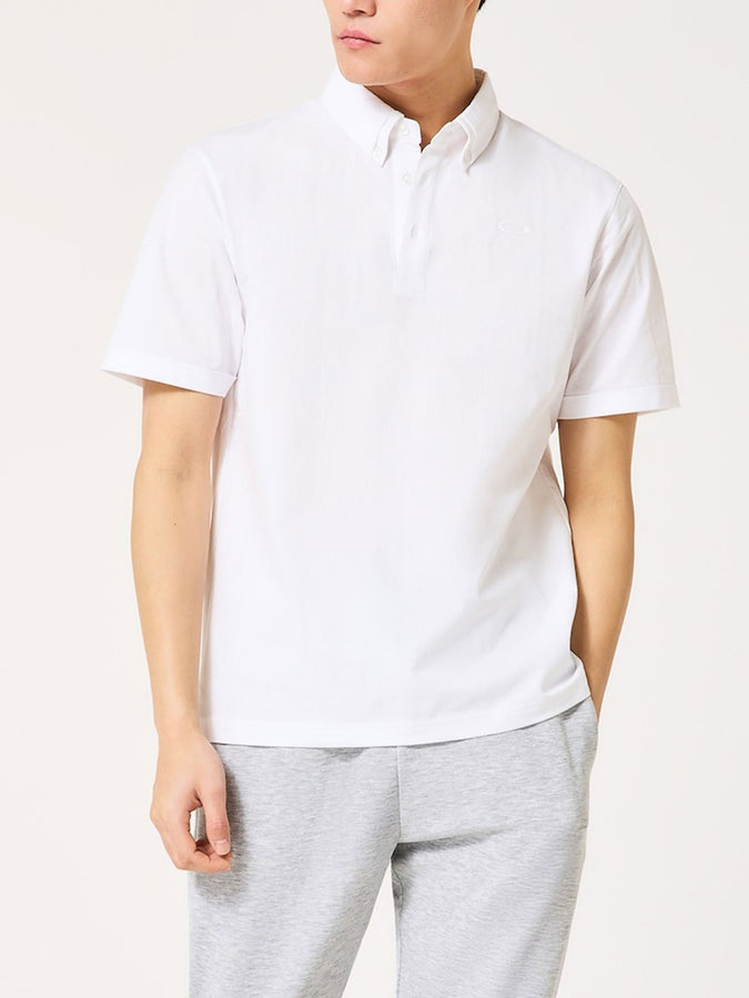 Oakley O-Sync Pack Seersucker 2.0 Short Sleeve Polo Summer 2026 | WHITE (100)