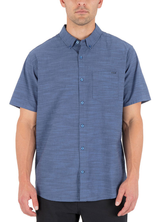 Hurley Icon Stretch Short Sleeve Buttondown Shirt Spring 2026 | OBSIDIAN (451)