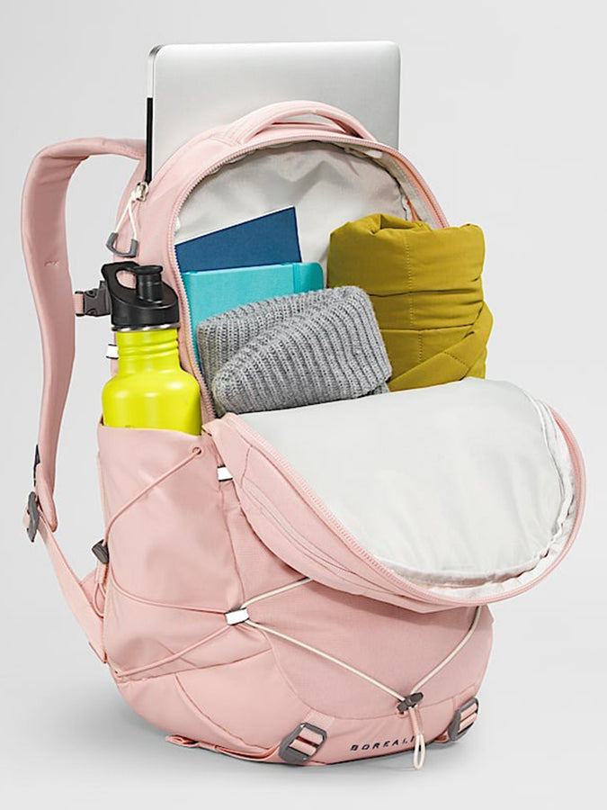 The North Face Borealis Backpack | PNK MOSS DK HTR/GRDN WHT (ARO)