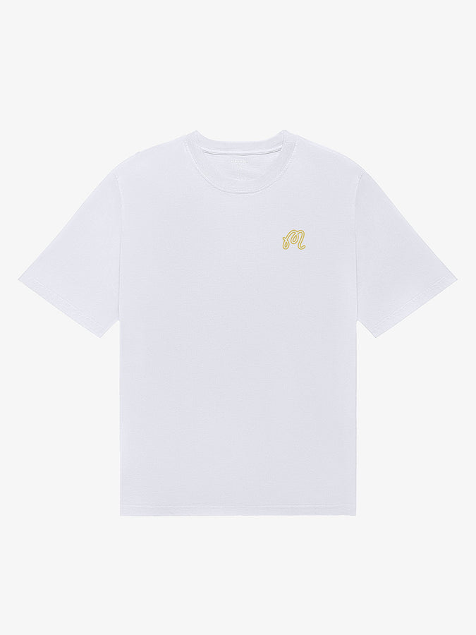 Malbon Bermuda Trinity T-Shirt Summer 2026 | WHITE