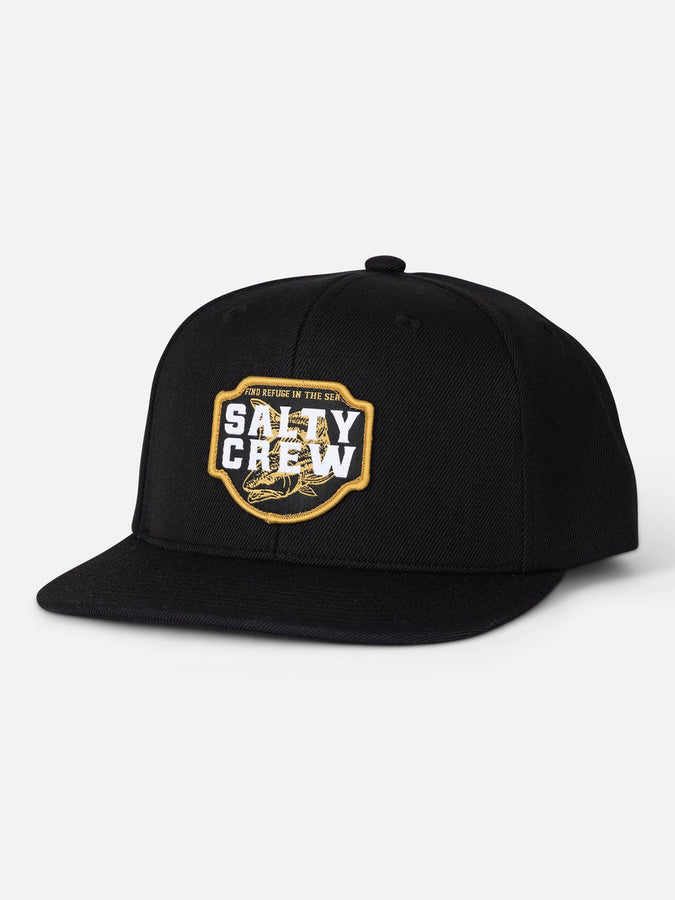 Salty Crew Red Fish Snapback Hat | BLACK