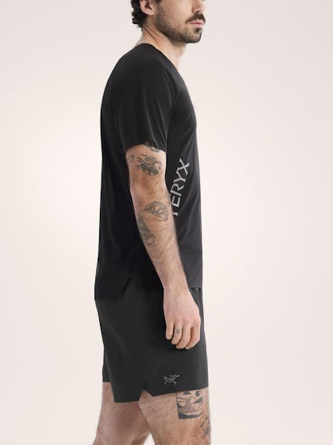 Arcteryx Norvan Downword Logo T-Shirt Spring 2026 | BLACK