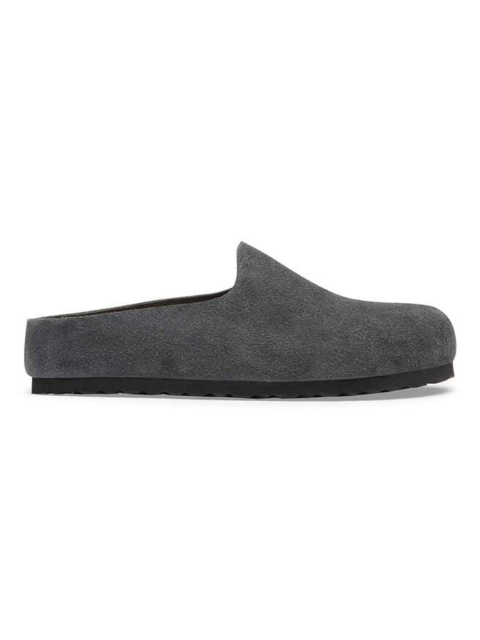 Birkenstock Amsterdam Wrapped Suede R Charcoal Shoes Fall 2026 | CHARCOAL