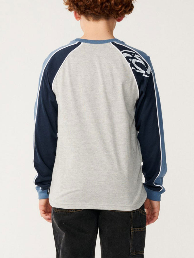 Rip Curl Archive Sandman Panel Long Sleeve T-Shirt Fall 2026 | GREY MARLE (0085)