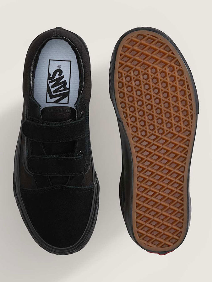 Vans Old Skool V Black/Black Shoes | BLACK/BLACK (ENR)