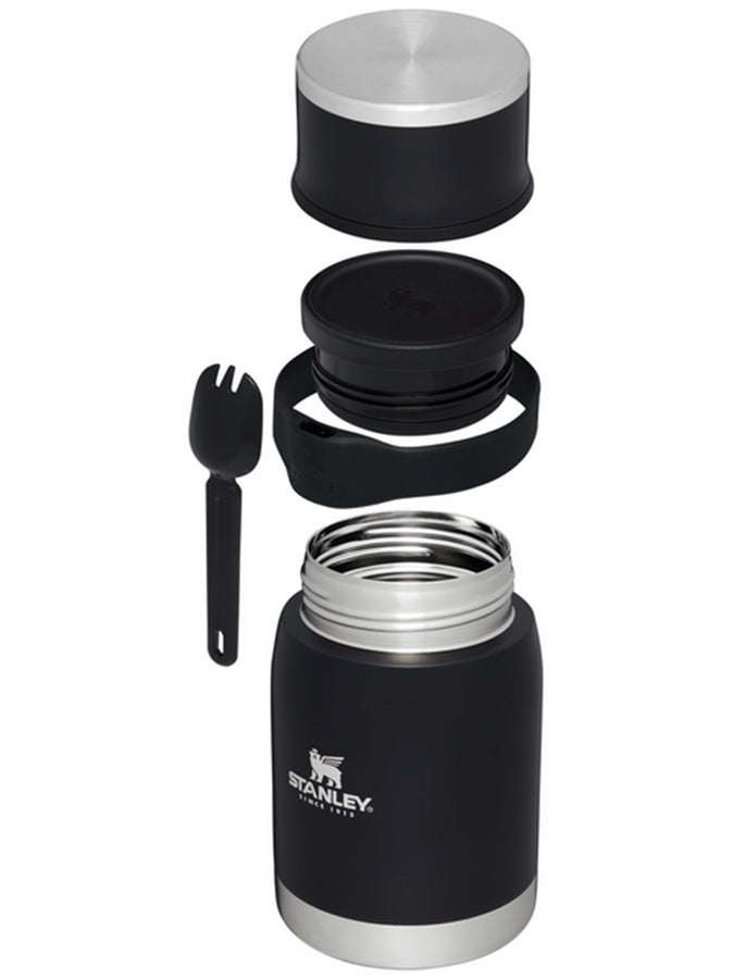 Stanley Adventure Recipient + Spork 24OZ Food Jar | BLACK 2.0