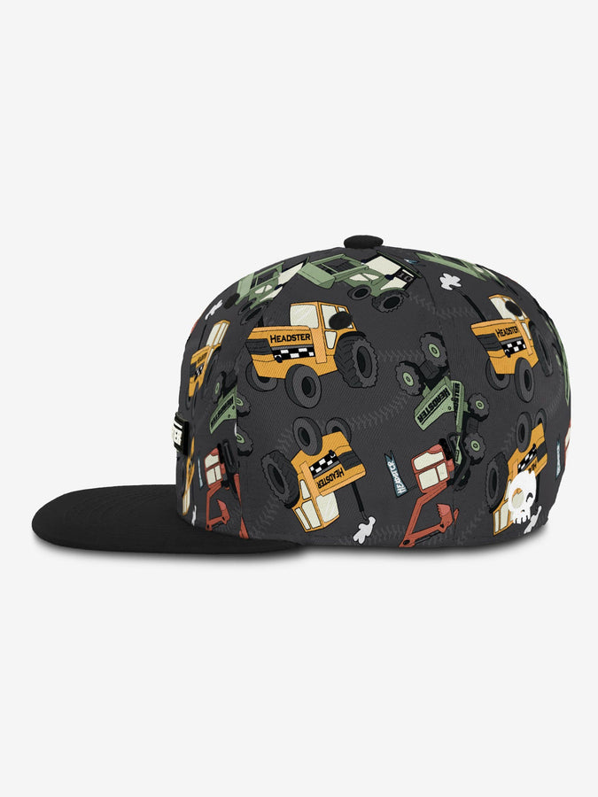 Headster Under Construction Snapback Hat  | CHARCOAL