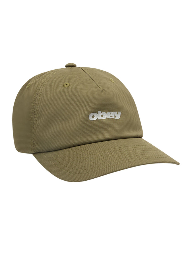 Obey Stride 5 Panel Strapback Hat | OLIVE (OLV)