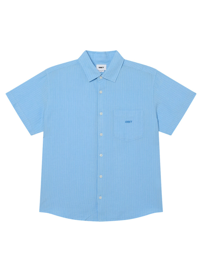 Obey Barry Short Sleeve Buttondown Shirt Spring 2026 | BRUSHED NICKEL MULTI (BNK)