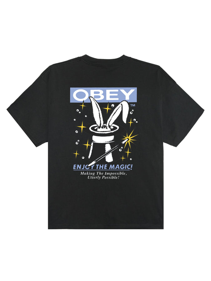 Obey Enjoy The Magic Heavyweight T-Shirt Summer 2026 | VINTAGE BLACK (VBL)