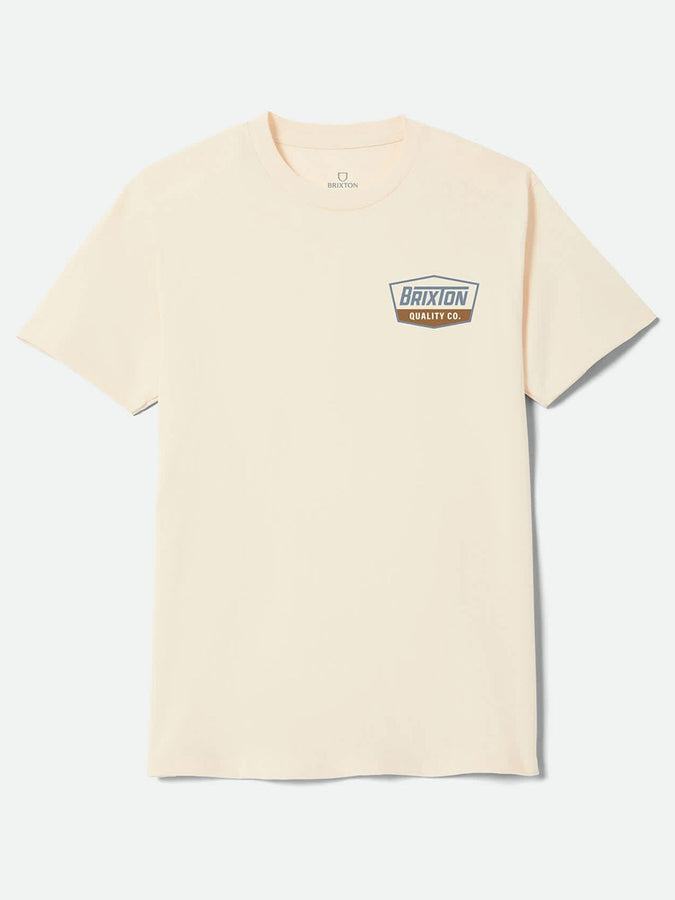 Brixton Regal T-Shirt Holiday 2026 | CREAM/GREY BLUE/LIGHT BROWN