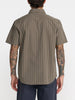 Rvca Dayshift Workwear Stripe Short Sleeve Buttondown Shirt Fall 2026