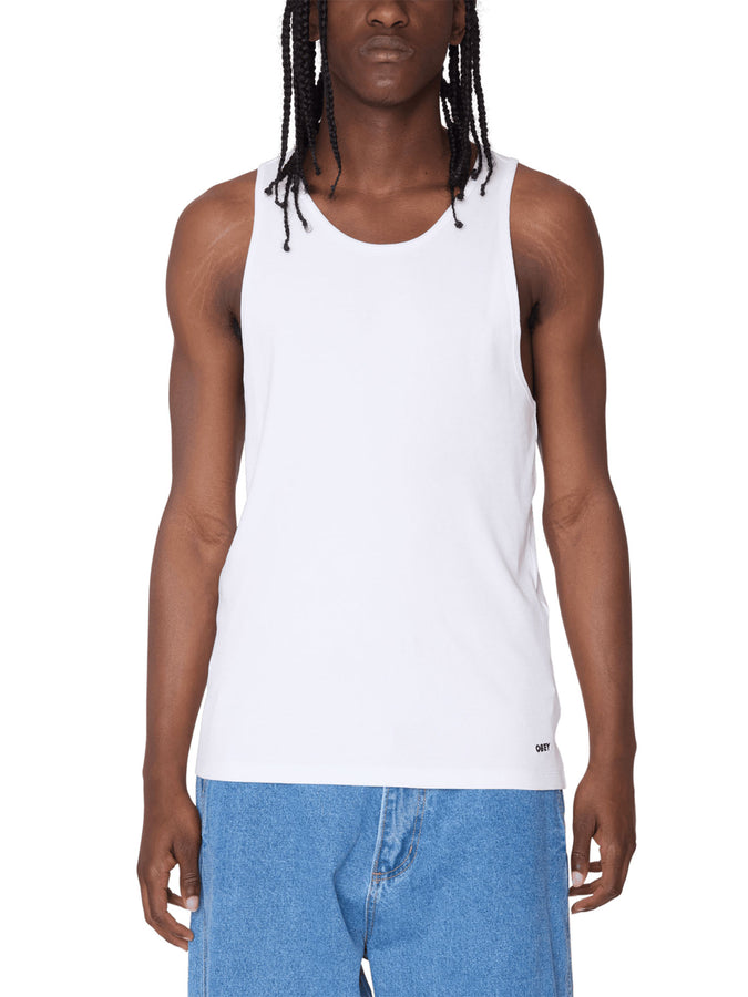Obey Standard Rib 2 Pack Tank Top Summer 2026 | WHITE (WHT)