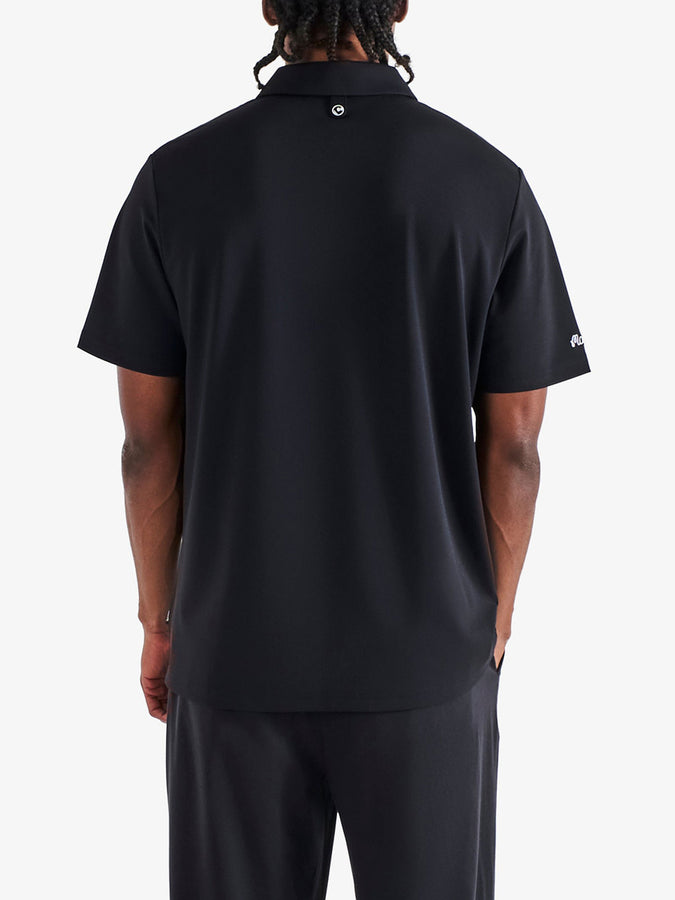 Malbon Fairway Baldwin Short Sleeve Polo Fall 2026 | BLACK