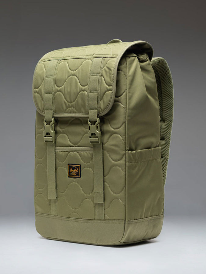Herschel Retreat Quilted Capsule Backpack | LODEN GREEN TONAL (08214)