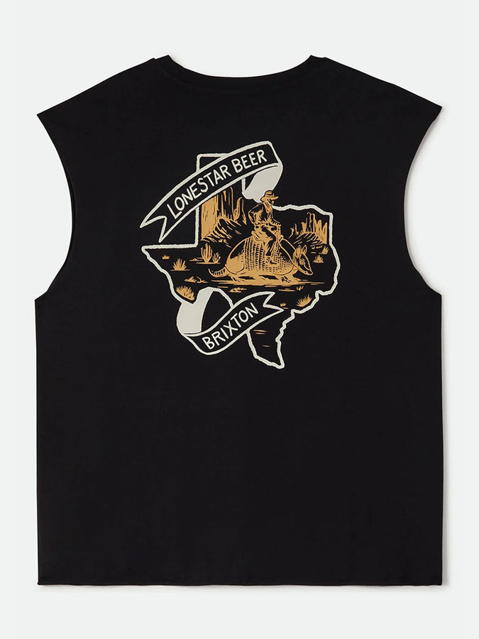 Brixton x Lonestar Amrmadillo Muscle Tank Top Summer 2026 | BLACK
