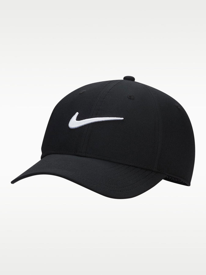 Nike Golf Dri-Fit Club Structured Swoosh Hat | BLACK/WHITE (010)