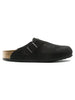 Birkenstock Boston Soft Footbed Suede R Black Shoes Fall 2026