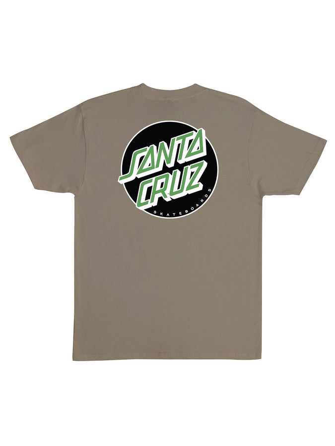 Santa Cruz Other Dot T-Shirt Spring 2026 | PRAIRIE DUST/BLACK GREEN