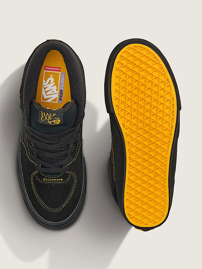 Vans Half Cab Black/Mustard Shoes Summer 2026 | BLACK/MUSTARD (BLN)