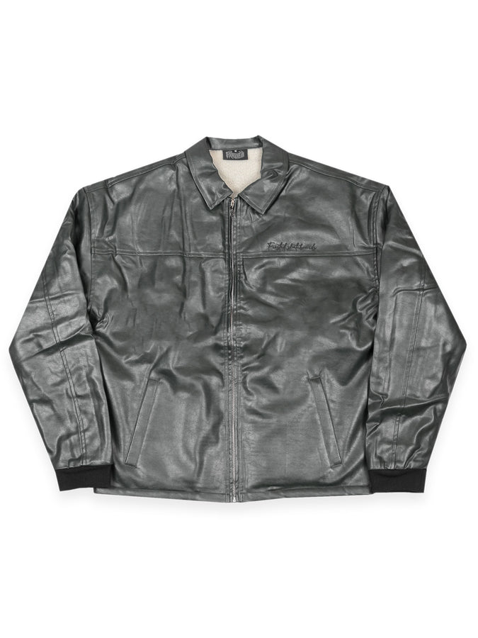 Frosted Leather Jacket Summer 2026 | BLACK