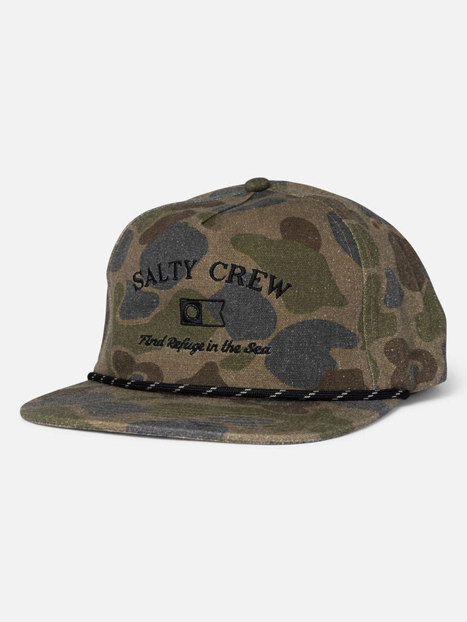 Salty Crew Steadfast Snapback Hat | SAND CAMO