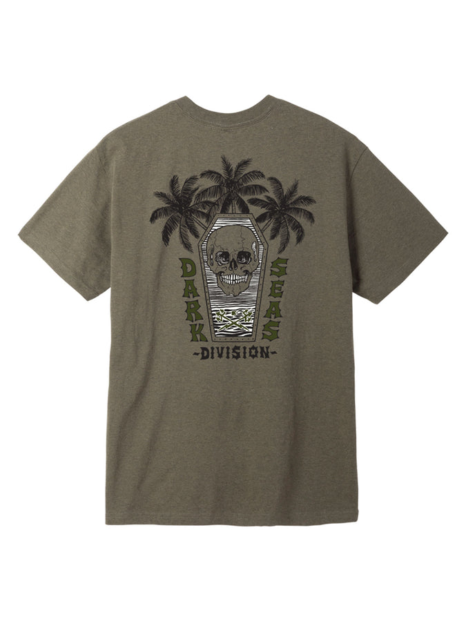 Dark Seas Foremast T-Shirt Spring 2026 | HEATHER MILITARY GREEN