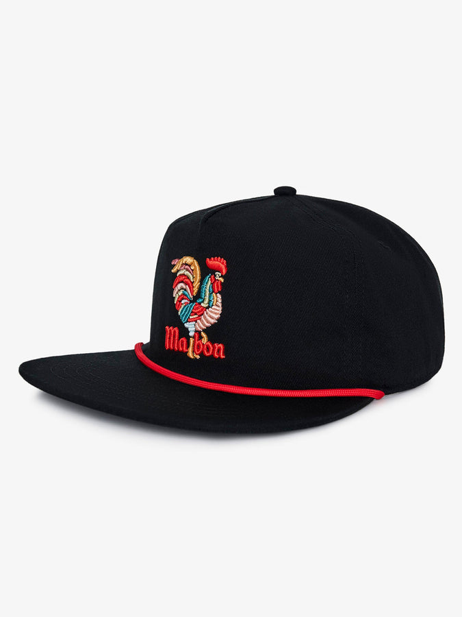 Malbon Rooster Snapback Hat | BLACK