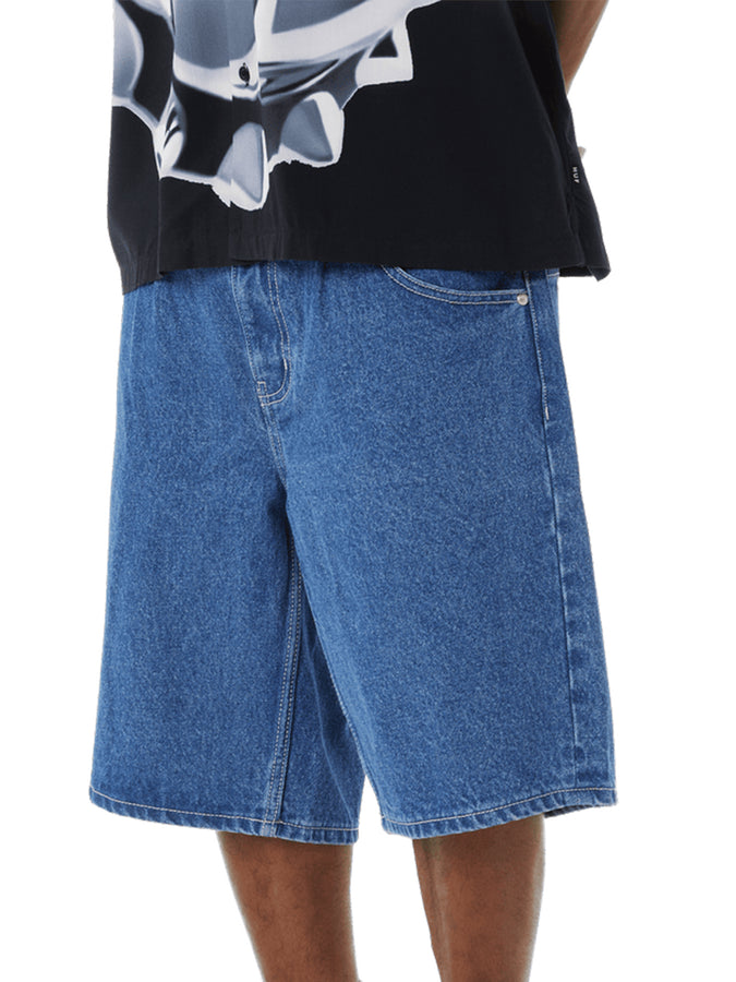 Huf Cromer Shorts Fall 2026 | STONE WASH INDIGO