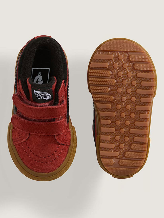 Vans Sk8-Mid Reissue V Insulated Gum Burgundy Shoes | GUM BORDEAUX (BRD)