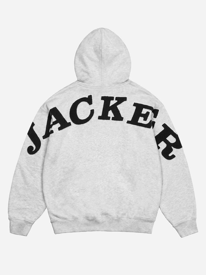 Jacker Notorious Grey Zip Hoodie Fall 2026 | GREY