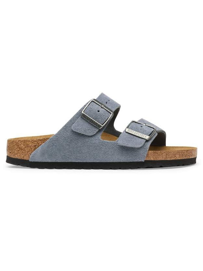 Birkenstock Arizona Suede R Stone Blue Sandals Fall 2026 | STONE BLUE