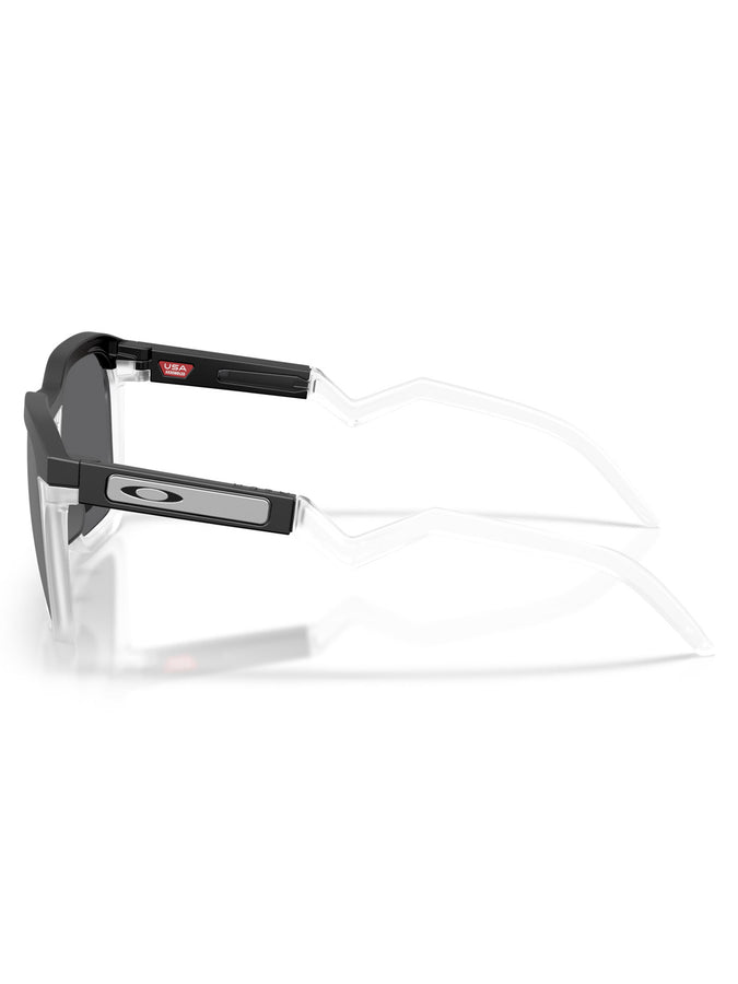 Oakley Hstn Sq Matte Black/Prizm Black Polarized Sunglasses | MATTE BLACK/PRIZM BLACK POL