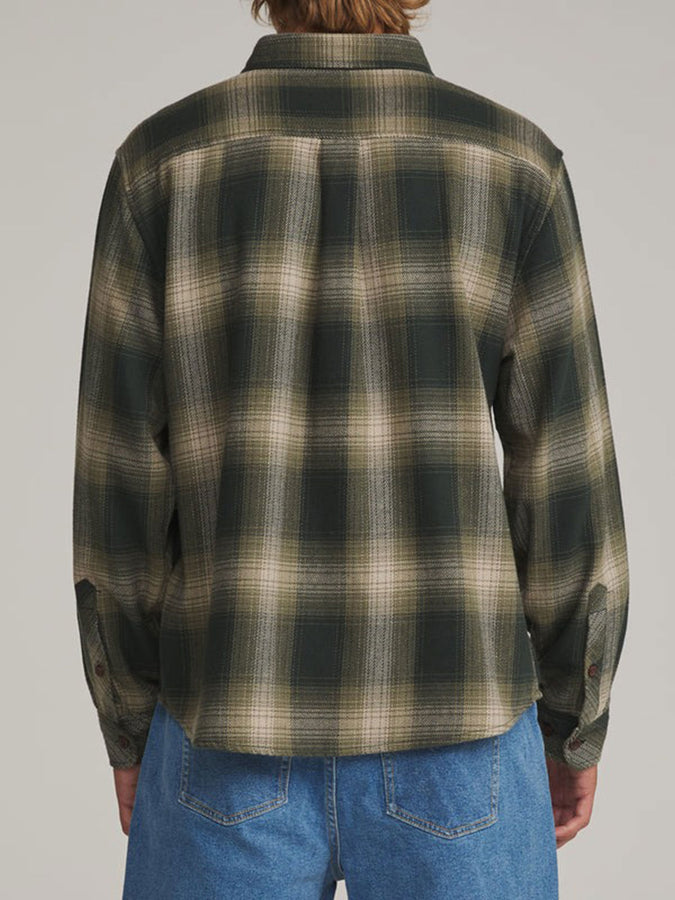 Katin Sierra Flannel Long Sleeve Buttondown Shirt Fall 2026 | DARK OLIVE