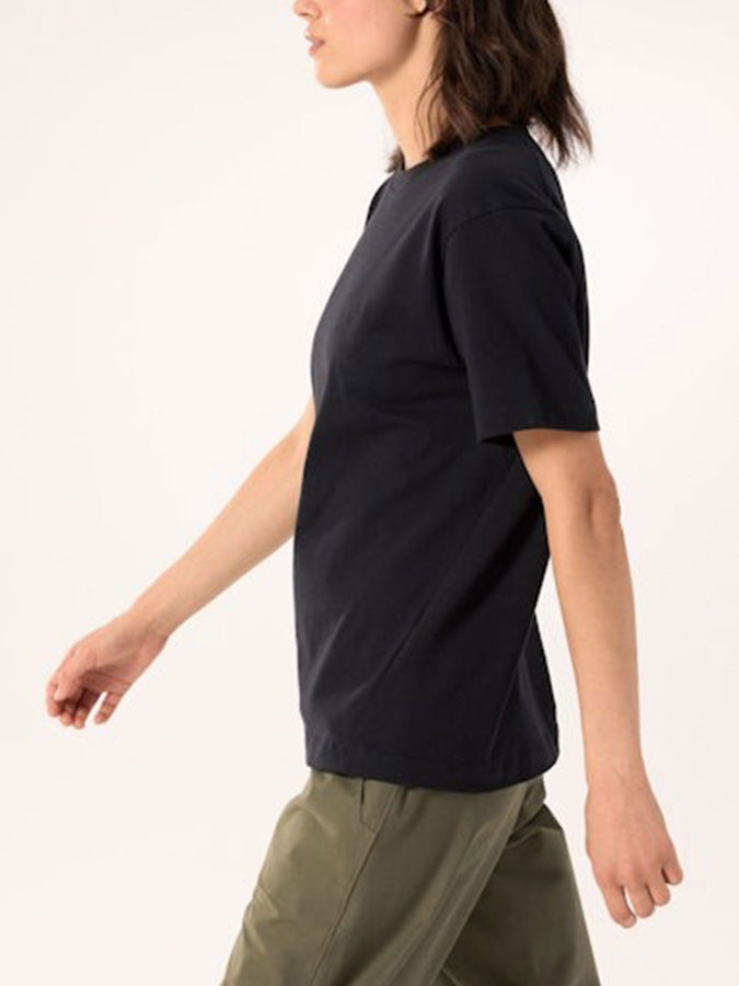 Arcteryx Kragg Cotton Little Bird T-Shirt Spring 2026 | BLACK/BLACK