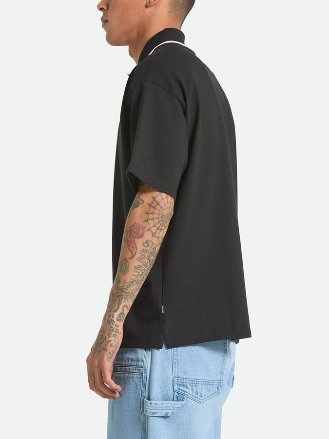 Brixton Anton Short Sleeve Polo Summer 2026 | BLACK