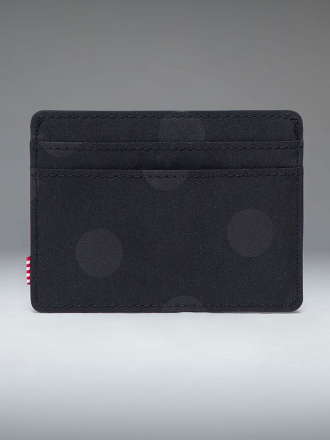 Herschel Charlie Cardholder Wallet | POLKA DOT BLACK TONAL (08220)