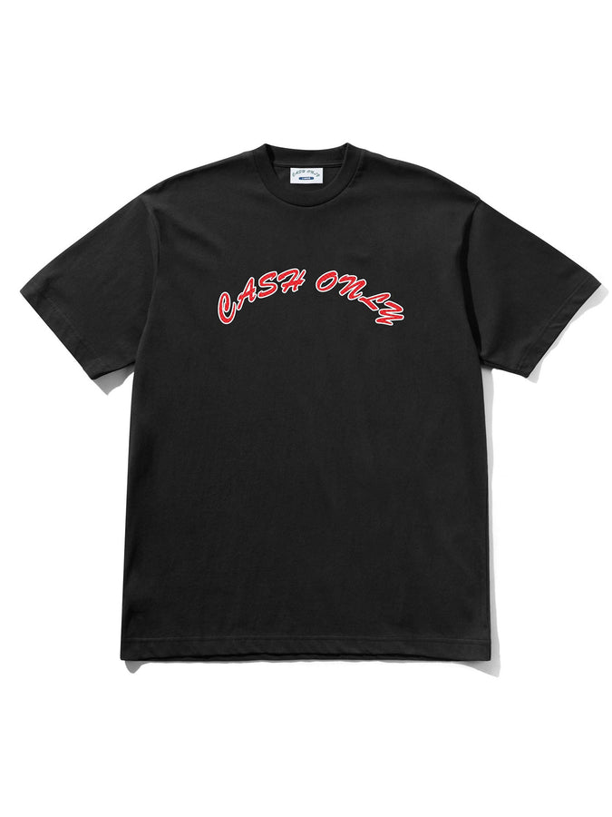 Cash Only Grid Logo T-Shirt Fall 2026 | BLACK