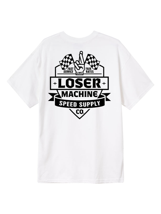 Loser Machine Blacktop Stock Pocket T-Shirt Summer 2026 | WHITE (WHT)
