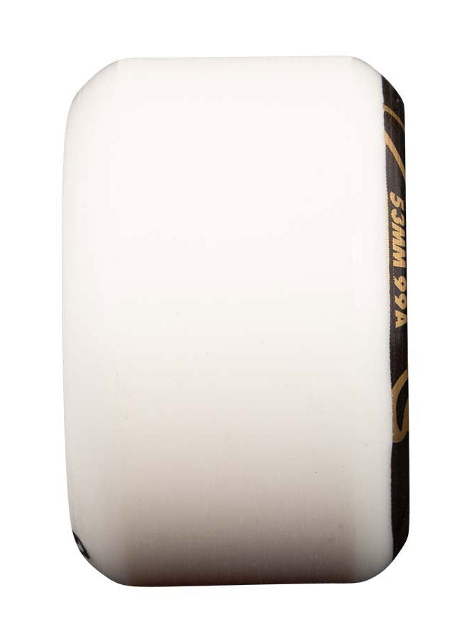 Oj's Elite Hardline 53mm Skateboard Wheels | WHITE