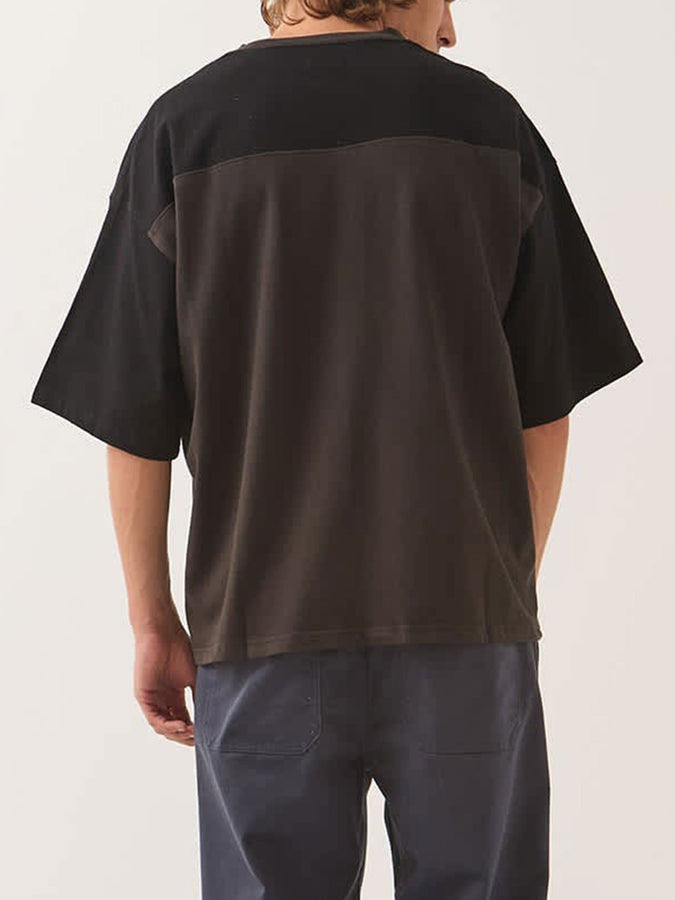 Brixton Football T-Shirt Fall 2026 | BLACK/WASHED BLACK