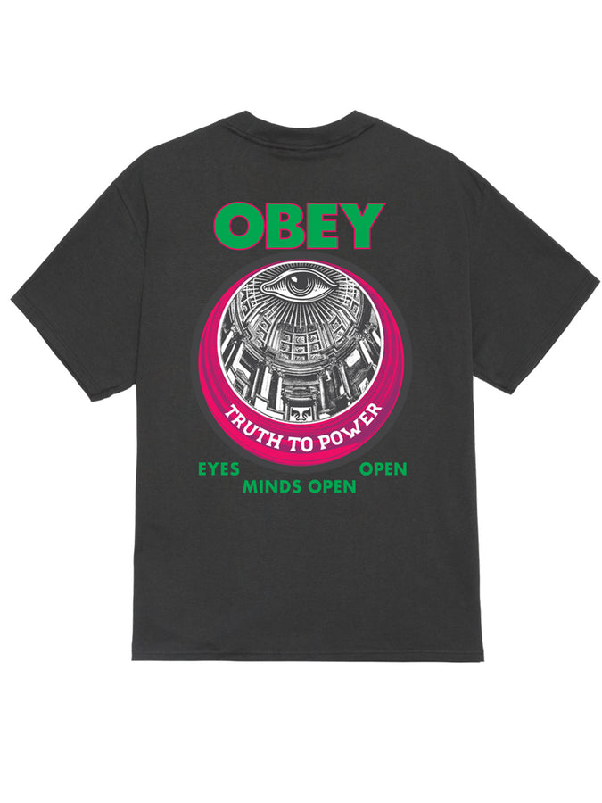 Obey Truth To Power T-Shirt Summer 2026 | VINTAGE BLACK (VBL)