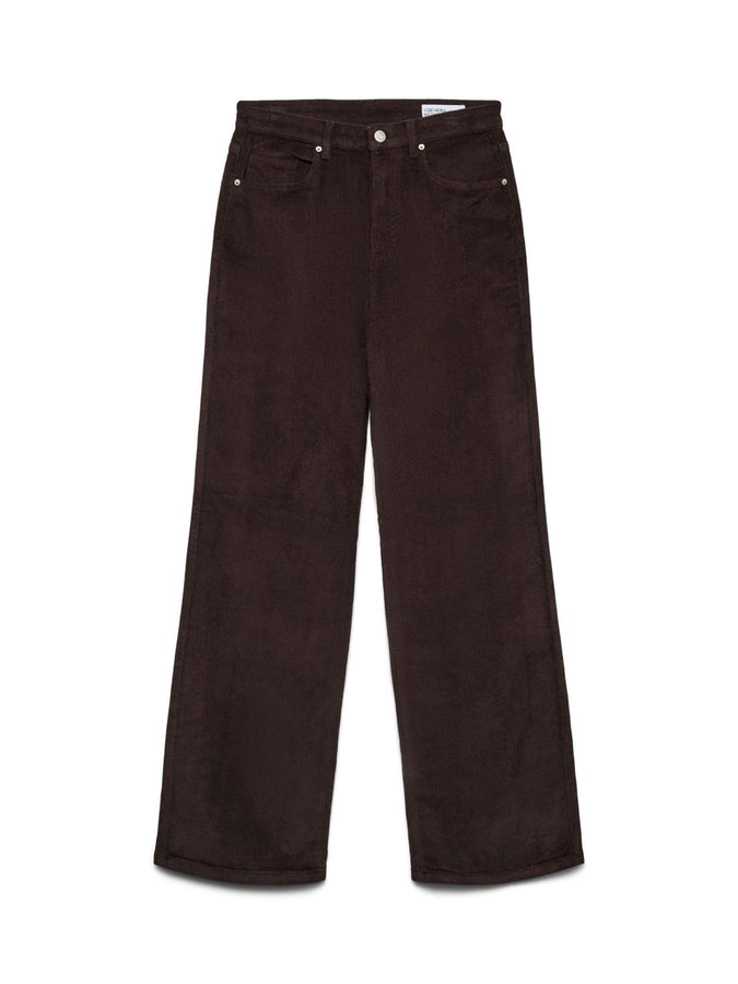 Vero Moda Tessa Hr Wide Cord Pants Holiday 2026 | CHOCOLATE TORTE