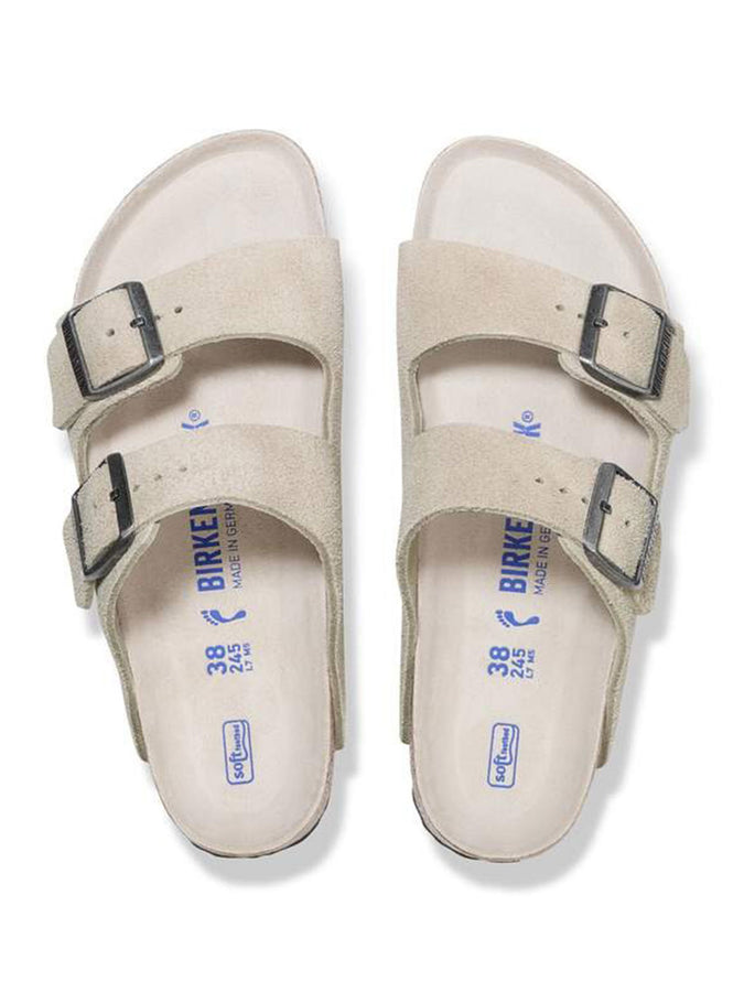 Birkenstock Arizona Soft Footbed Suede R Oyster Sandals Spring 2026 | OYSTER