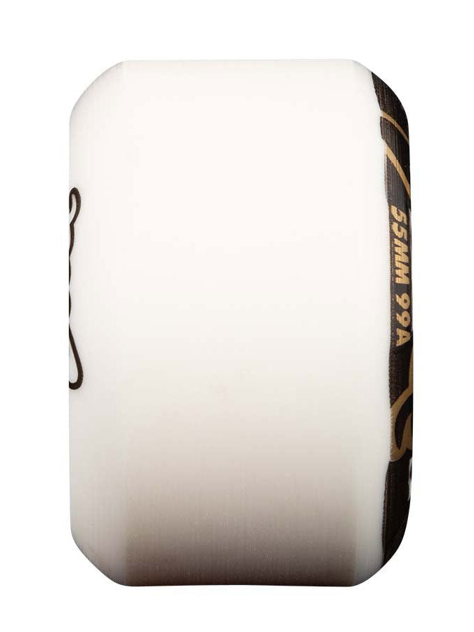 Oj's Elite Hardline 55mm Skateboard Wheels | WHITE