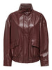 Only Julia Faux Leather Bomber Jacket Fall 2026