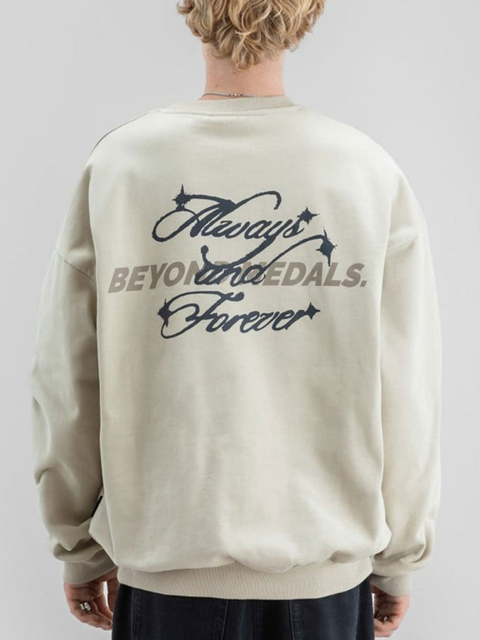 Beyond Medals Forever Crewneck Sweatshirt Holiday 2026 | BEIGE